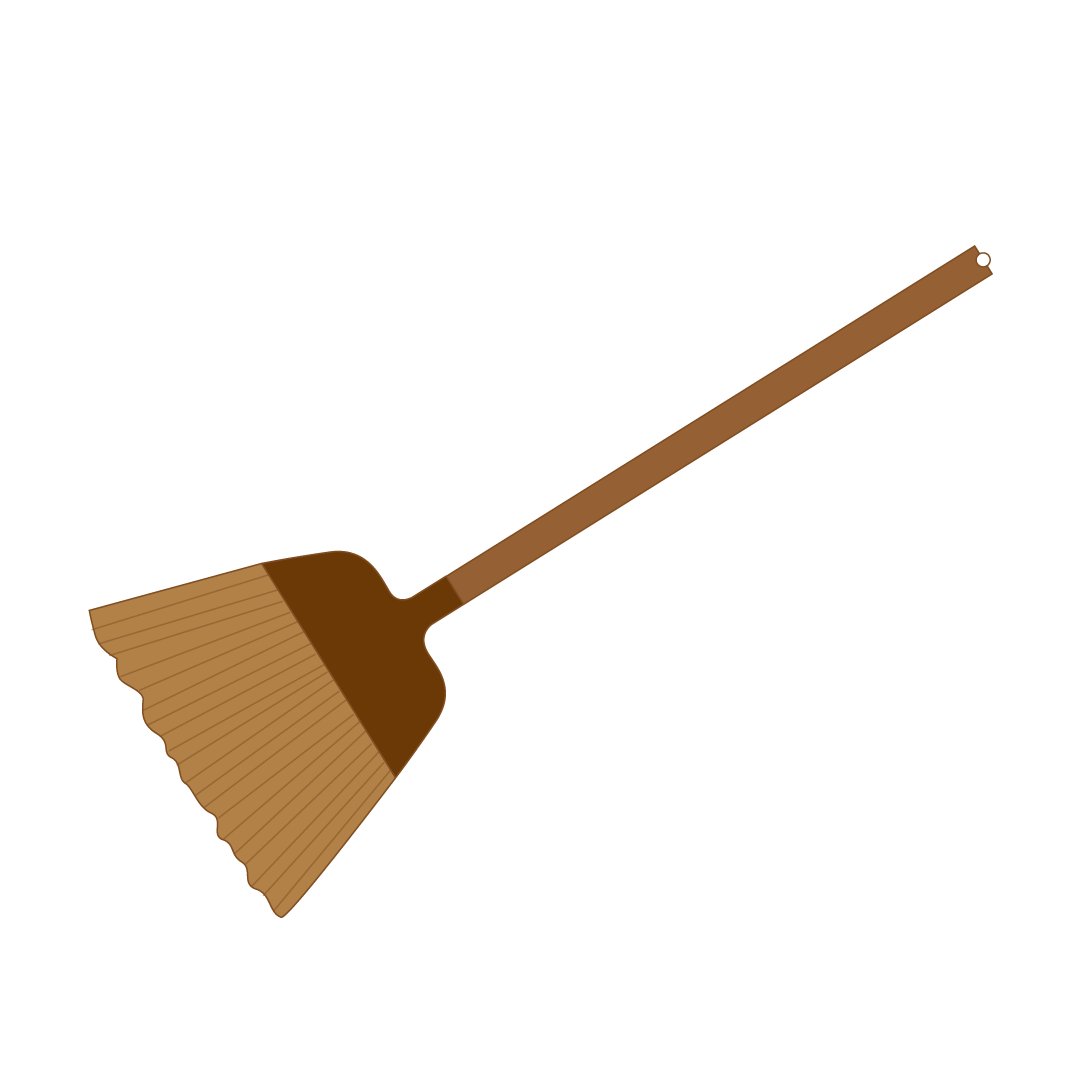 ほうきを使った畳のお手入れ