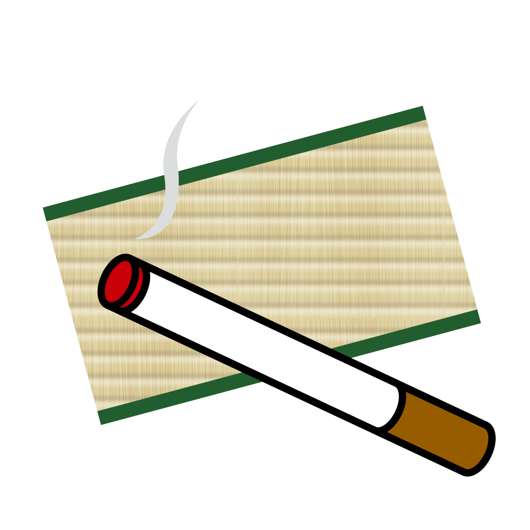 畳にクレヨンがついた！！